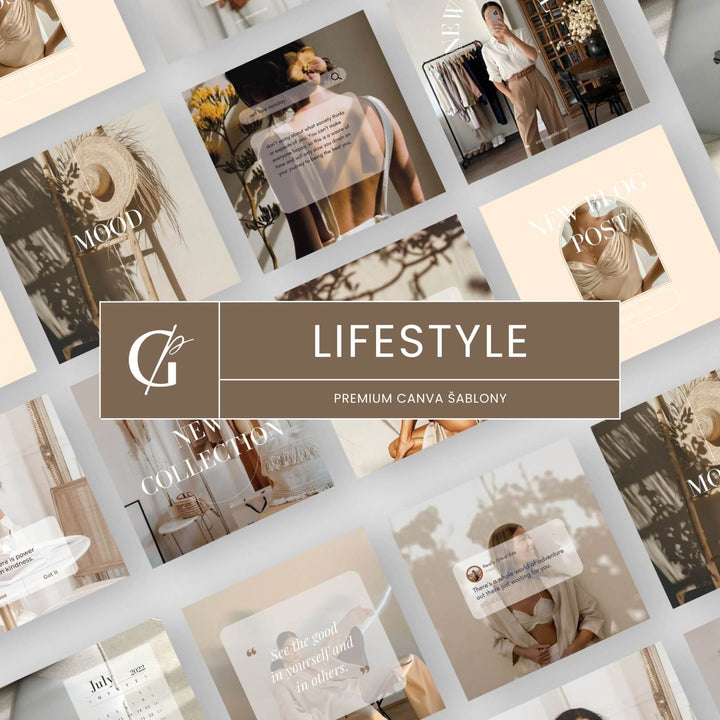Lifestyle Canva templates